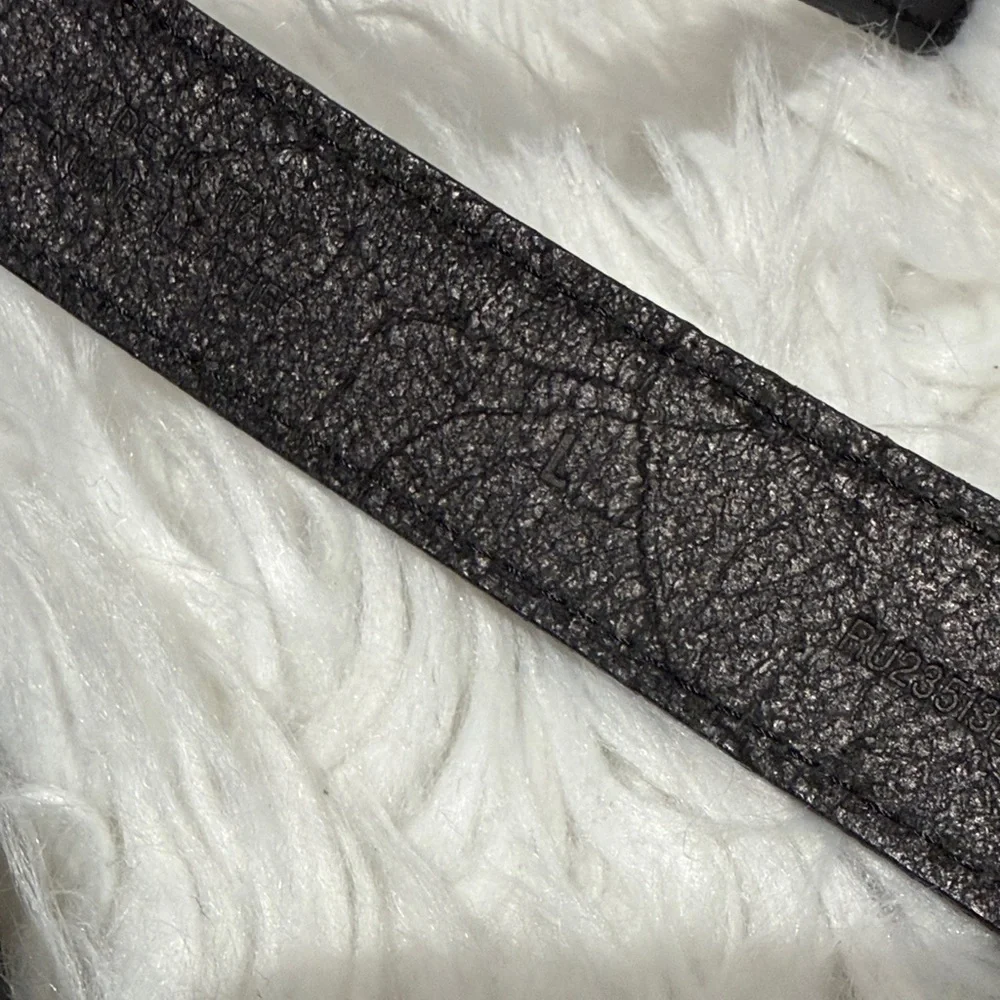 🟢3 for $20——-KENNETH Cole Reaction Black Leather Belt